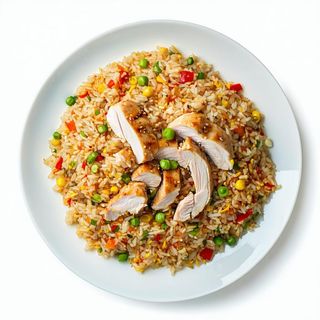 Riso saltato con pollo