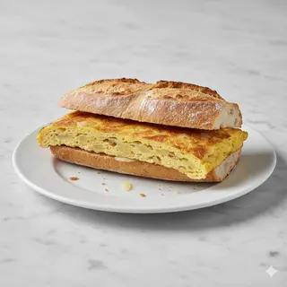Bocadillo De Tortilla De Patatas
