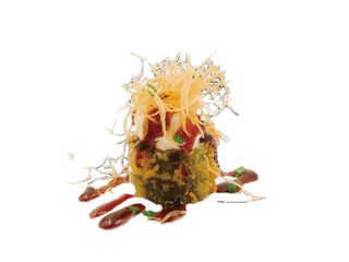 Crunchy roll de salmón (8 uds.)
