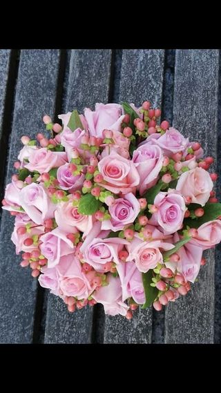 Bouquet fiori misti rosa e rosso