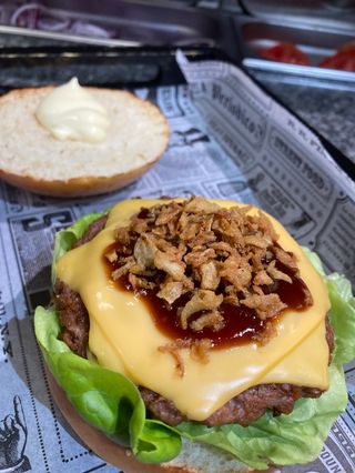 MENÚ Burger vegetariana