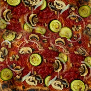Pizza Vegetariana, Familiar (60 cm x 40 cm)