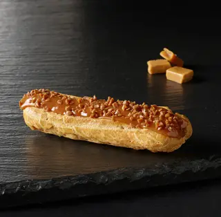 Éclair de caramelo
