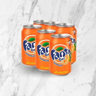Fanta Naranja lata 330ml.