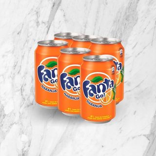 Fanta Naranja lata 330ml.