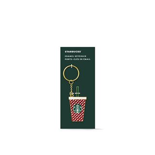 Keychain Cold Cup Red Dash