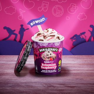 B&J Bohemian Raspberry Vegan 465ml