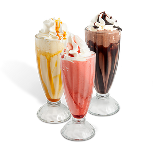 Batido Artesanal De Helado Fresa