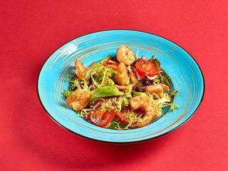 Салат з подвійною креветкою (330g)