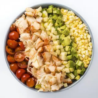 Ensalada de gambas