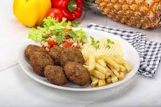 Plato de falafel