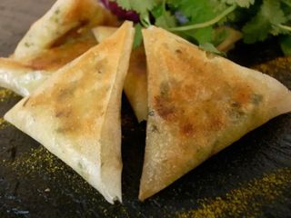 Triangle au Poulet & Sauce Blanche