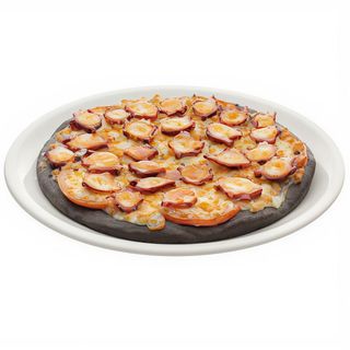 Pizza Neri De Pulpo (23 Cm.)