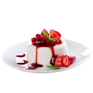 Panna cotta alla fragola