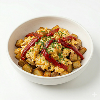 Roto Con Tiras De Pimientos Del Piquillo