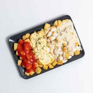 Tapa Tabla De Patatas Con 4 Salsas