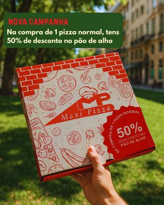 Pizza + Pão de Alho
