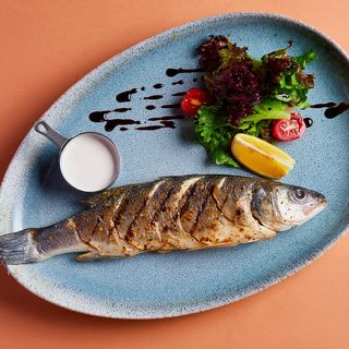 Сибас на гриле