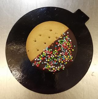 Biscotto semifreddo piccolo stracciatella