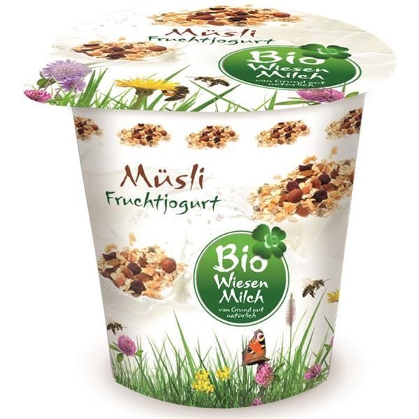 Iogurte Bio Muesli Com Leite De Pastagem Bio Wiesenmilch 150 Gramas
