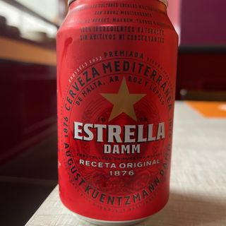 Estrella damm lata