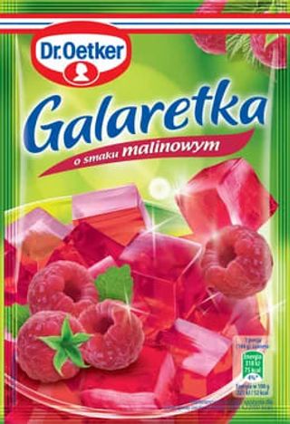 Galaretka malinowa Dr.Oetker. 0.77кг