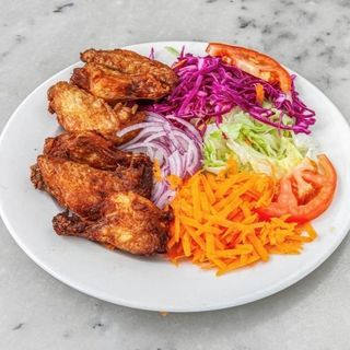 Menu Asas Frango No Prato (4unid)