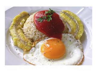 Plato De Arroz A La Cubana