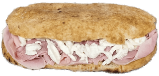 Panuozzo cotto metà