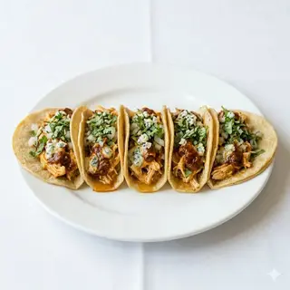 Tacos De Pollo Bravo (5 Uds.)