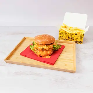 Menù doppio hamburger