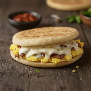 Chapati Omelette Chawarma Mozzarella Arbi
