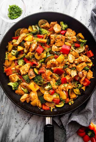 Stir fried chicken