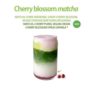 Cherry blossom matcha can