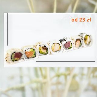 California z węgorzem, pikantnym majonezem