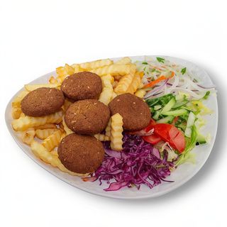 Plato Kebab de Falafel 