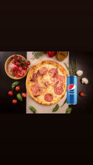 Pizza Quatro Carni 50cm + Pepsi