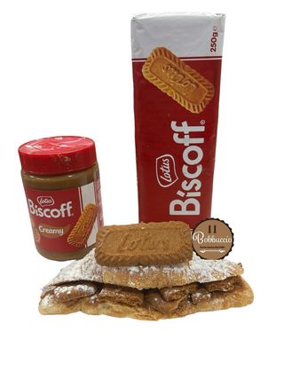 Cornetto crema Lotus con biscotti Biscoff