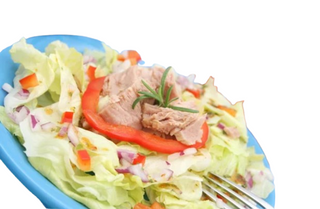 Ensalada mixta con atún