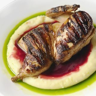 Ніжне курча з пюре