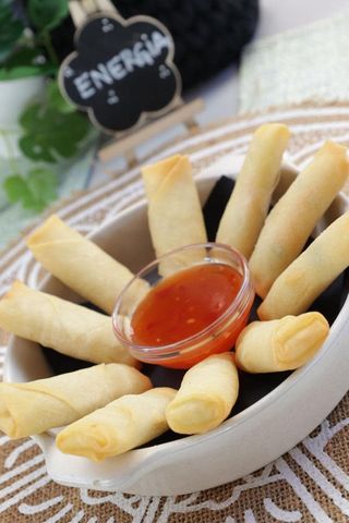 Mini Rolinhos Primavera 