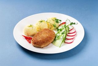 Kotlet mielony z dodatkiem do wyboru