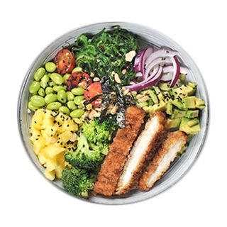 91. Pollo Crujiente Poke Bowl