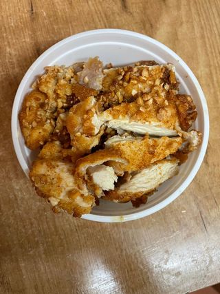 Pollo Rebozado Con Almendras