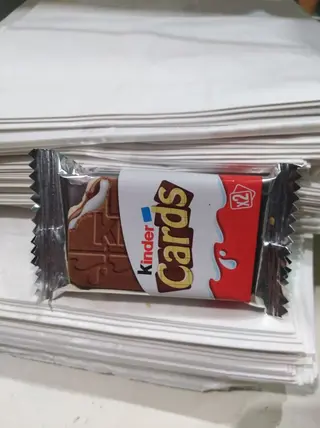 Cornetto al gusto di Kinder Card's