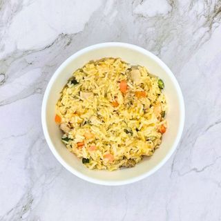 Riso basmati, pollo e verdure