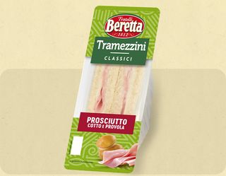 Beretta tramezzino prosciutto cotto e provola