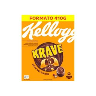 Cereales Con Chocolate Y Nueces Krave Kellogg'S 375 Gr.