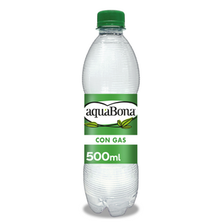 Aquabona con gas botella 500ml.