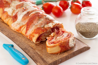 Roll kebab pizza rotolata